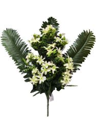 Flor ramo xxcm color beige/rosa
