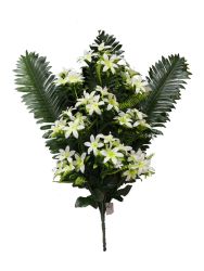 Flor ramo xxcm color blanco
