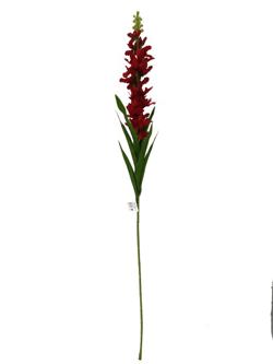 Flor larga 90cm color rojo