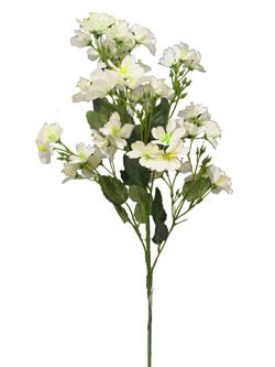 Flor larga 85cm color blanco