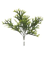 Rama Hoja verde con amarillo 30cm