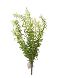 Hoja artificial verde con blanco