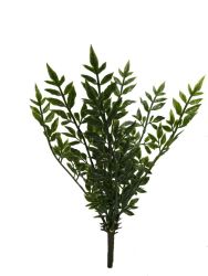 Hoja artificial verde oscuro
