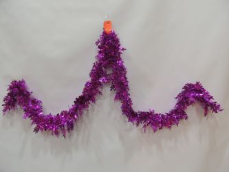 Espumillon navidad morado 200cm