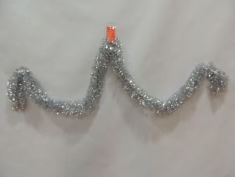 Espumillon navidad color plata 200cm