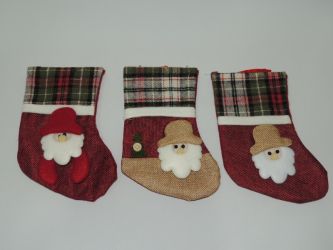 Bota Navidad decoración 20cm 3 modelos