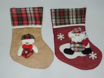 Bota Navidad decoración 20cm 2 modelos