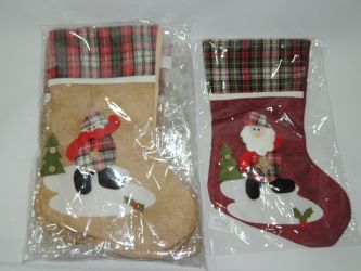 Bota Navidad decoración 50cm 2 modelos