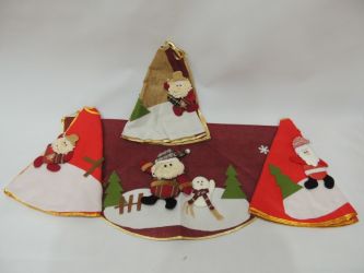 Alfombra árbol de navidad 4 modelos 90cm diametro