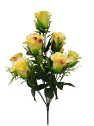 Flor ramo santo 43CM / 10 Cabezas Color Verde/amarillo