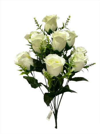 Flor ramo santo 43CM / 10 Cabezas Color Beige