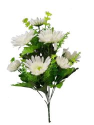 Flor ramo santo color blanco