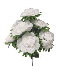 Flor ramo santo color blanco