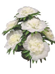 Flor ramo santo color beige