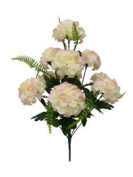 Flor ramo santo color beige / rosa