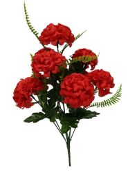 Flor ramo santo color rojo