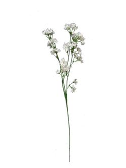 Flor larga 50cm color blanco
