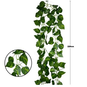 Cadena de Hojas Verde 220cm