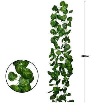 Cadena de Hojas Verde 220cm