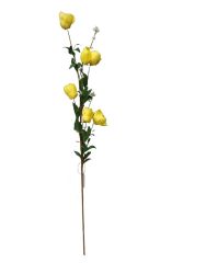 Flor gomaeva 70cm color amarillo