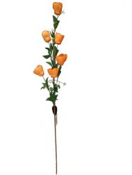 Flor gomaeva 70cm color naranja