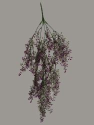 Rama hoja 80cm color verde con morado
