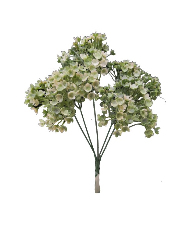 Flor mini 30cm color blanco