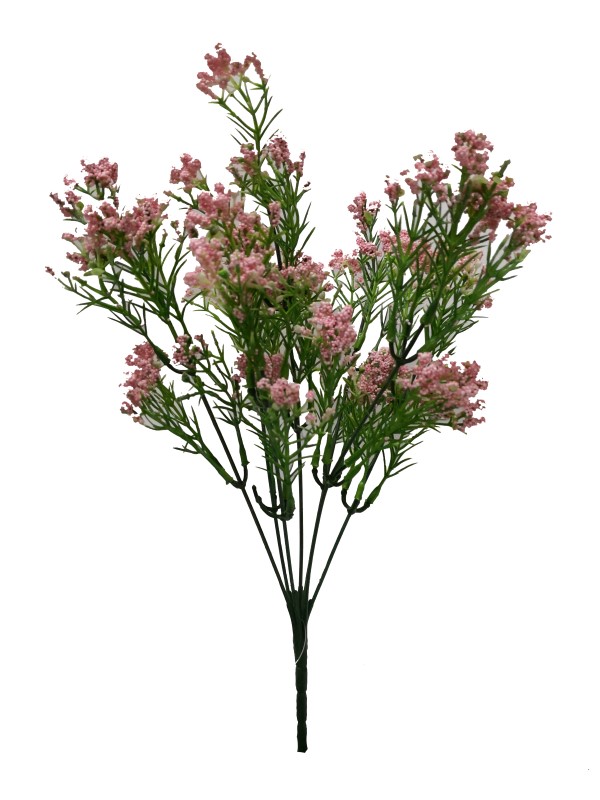Flor mini 40cm color rosa