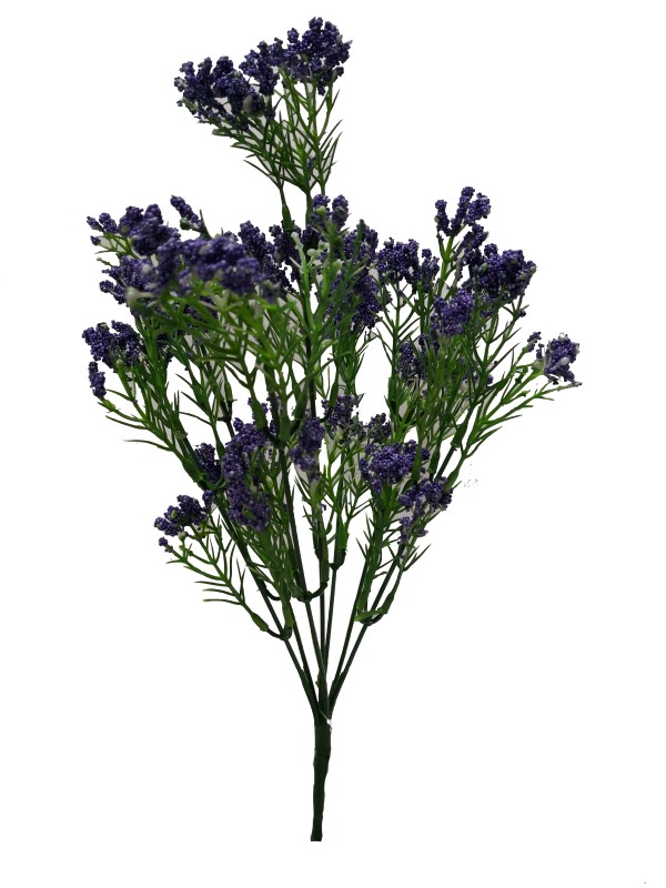 Flor mini 40cm color morado
