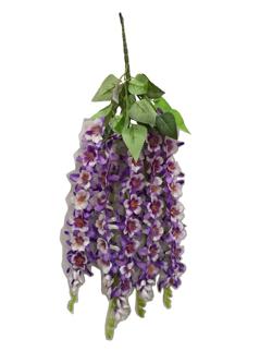 Flor de colgar 5 ramas 70cm color lila