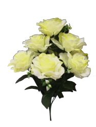 Flor ramo santos color beige