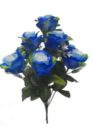 Flor ramo santos color azul