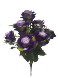 Flor ramo santos color morado