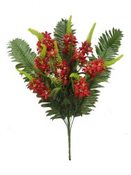 Flor ramo 60cm color rojo