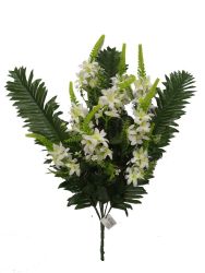 Flor ramo 60cm color blanco