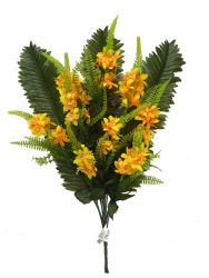 Flor ramo 60cm color amarillo