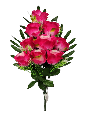 Flor ramo santos color fucsia