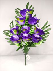 Flor ramo santos color morado