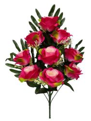 Flor ramo santos color fucsia