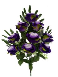 Flor ramo santos color morado
