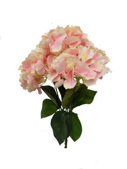 Flor ortencia 47cm color rosa