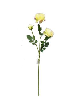 Flor larga 65cm color amarillo
