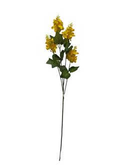 Flor larga 70cm color amarillo