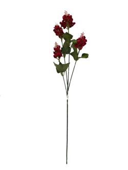 Flor larga 70cm color rojo