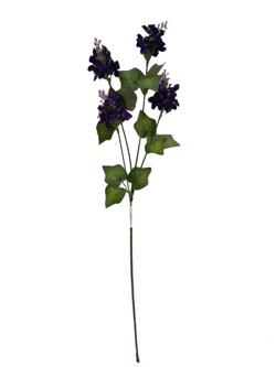 Flor larga 70cm color morado