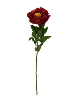 Flor larga xxcm color rojo