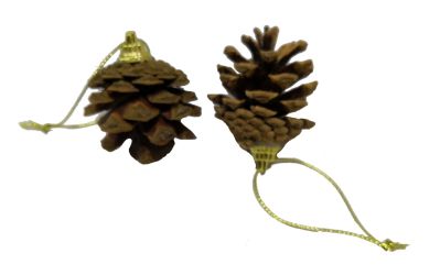 PIÑAS DECORATIVAS 11CM