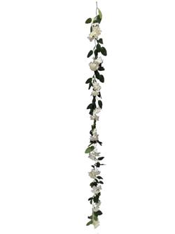 Guirnalda flores blanco/rosa 180cm