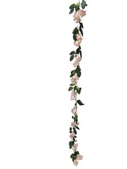 Guirnalda flores rosa/beige 180cm