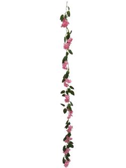 Guirnalda flores rosa 180cm